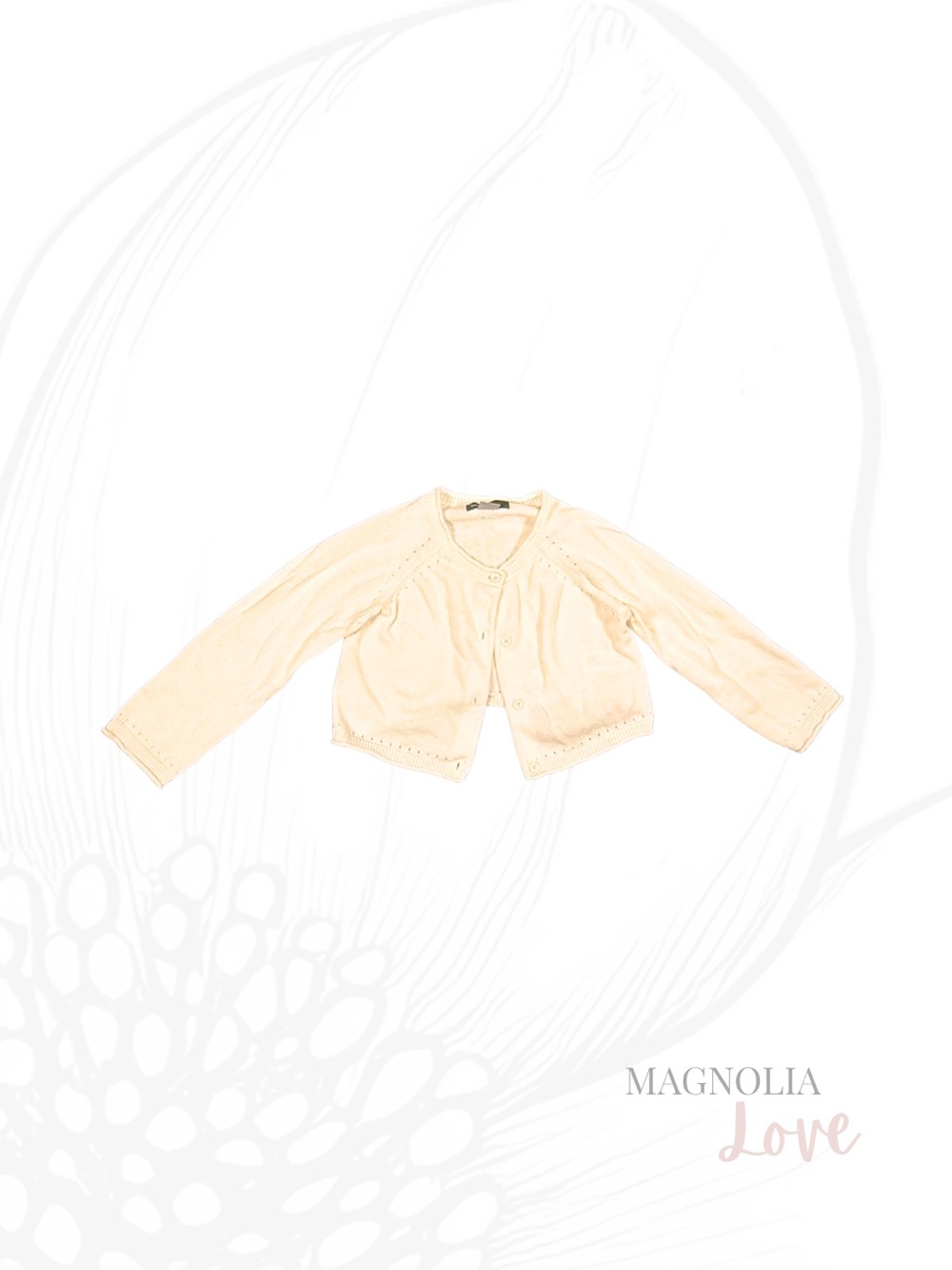 ✨ babyGAP Cream Button-Up Cardigan 12-18M